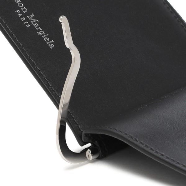 メゾンマルジェラ 二つ折り財布 マネークリップ コインケース ブラック メンズ Maison Margiela SA1UI0018 P4745 T8013の画像