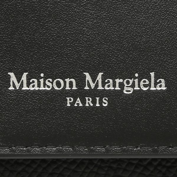 メゾンマルジェラ 二つ折り財布 コンパクト財布 ブラック メンズ Maison Margiela SA1UI0020 P4745 T8013の画像