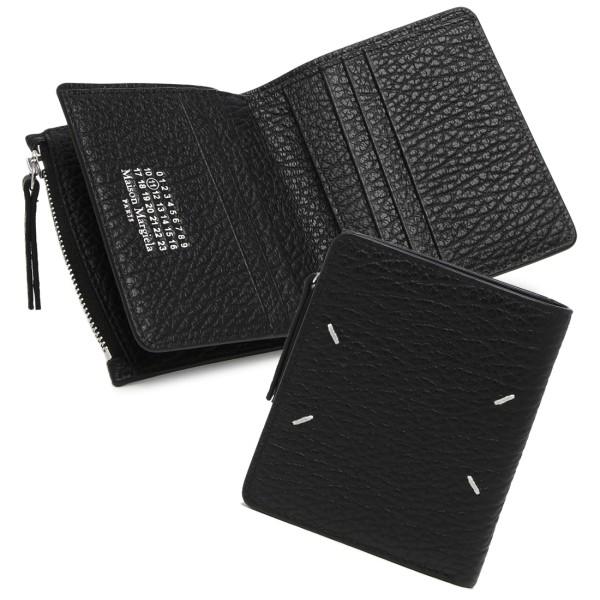 Maison Margiela ブラックミニ財布 Maison Margiela（メゾンマルジェラ） 二つ折り財布 ミニ財布 ブラック