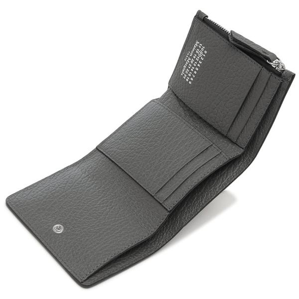 IK101 未使用 メゾンマルジェラ 三つ折り 財布 グレー ユニセックス Maison Margiela メゾンマルジェラ 三つ折り財布 グレー メンズ