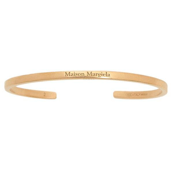 メゾンマルジェラ ブレスレット バングル ユニセックス Maison Margiela SM1UY0064 SV0158 PLATING BURATTATO ロゴ刻印 カフの画像