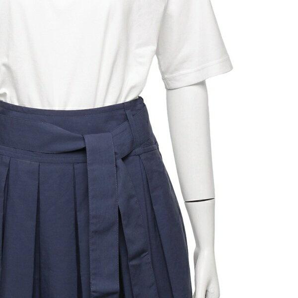 Max Mara アンサンブル ネイビー L イタリア製 Max Mara（マックスマーラ） スカート ウィークエンド プリーツ フレア
