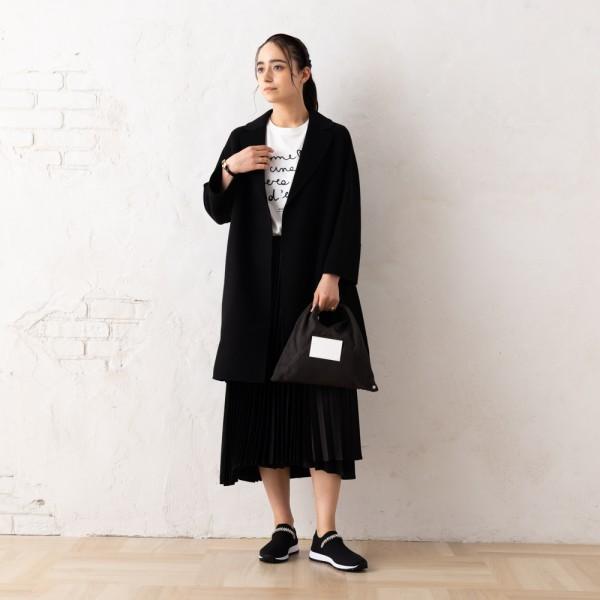 【美品】MAXMARA マックスマーラ ナイロン 　モッズコート　ジャケット　黒 マックスマーラ Max Mara コート ウィークエンド ブラック レディース