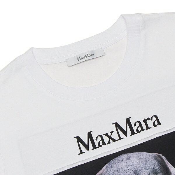 012 XSサイズ【MAX MARA】チプリア DOGプリントTシャツ 014新品XSサイズ【MAX MARA】チプリア DOGプリントTシャツ