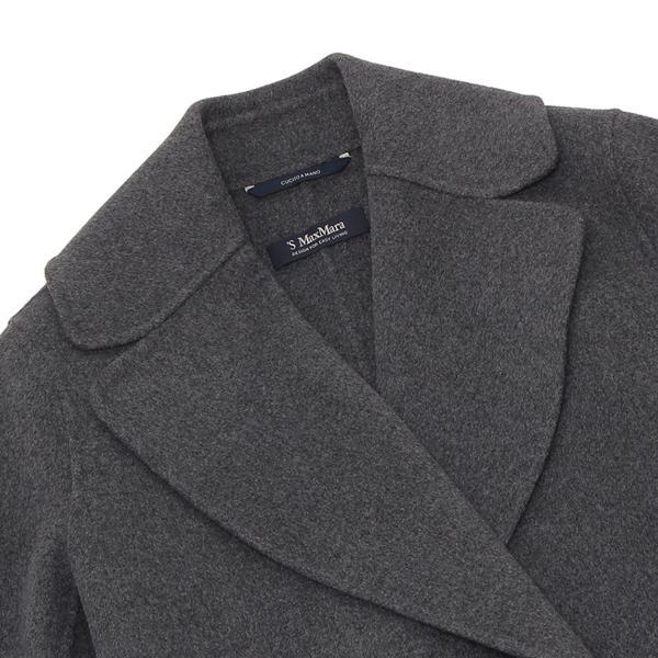 Max Mara マックスマーラ コート ポルド ベルト付き グレー Max Mara マックスマーラ コート ポルド ベルト付き グレー