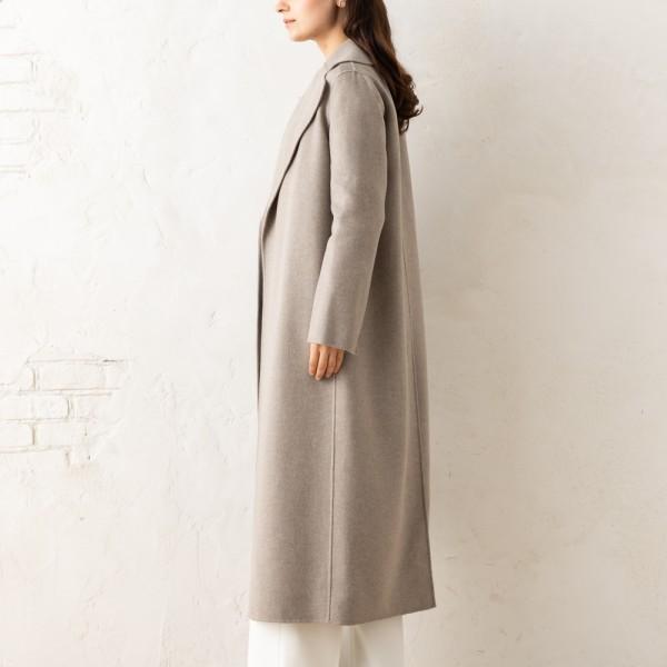 Max Mara マックスマーラ コート ポルド ベルト付き ベージュ Max Mara マックスマーラ コート ポルド ベルト付き ベージュ