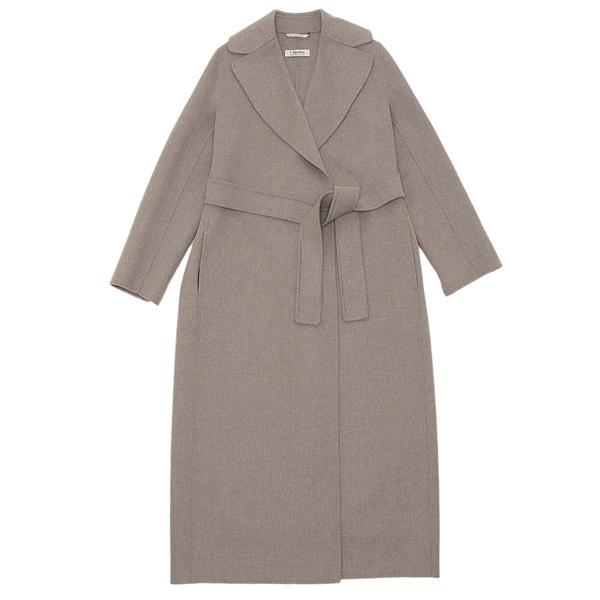 Max Mara マックスマーラ コート ポルド ベルト付き ベージュ Max Mara マックスマーラ コート ポルド ベルト付き ベージュ