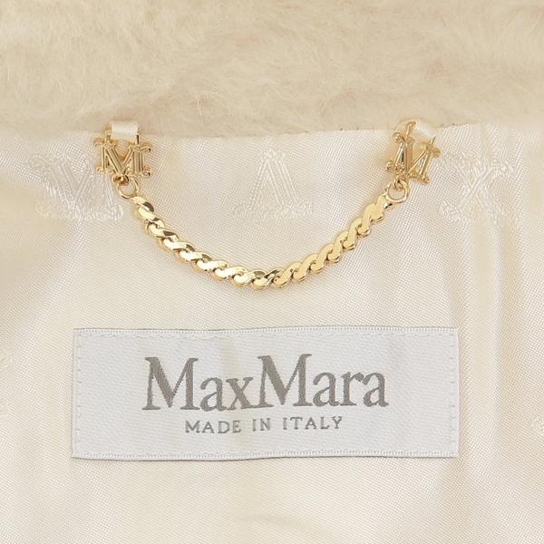 MaxMara テディベア　ケープ　コート　ポンチョ　ホワイト　マックスマーラ Max Mara マックスマーラ ケープ コート テベ テディベア ポンチョ