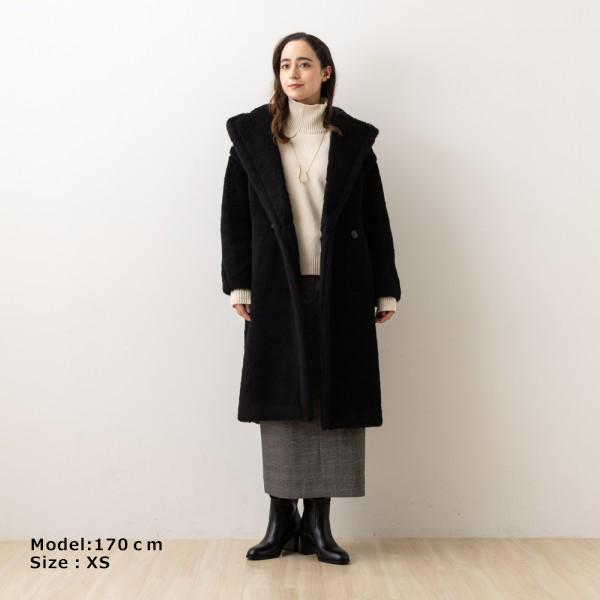Max Mara マックスマーラ コート テッドガール ブラック Max Mara マックスマーラ コート テッドガール ブラック