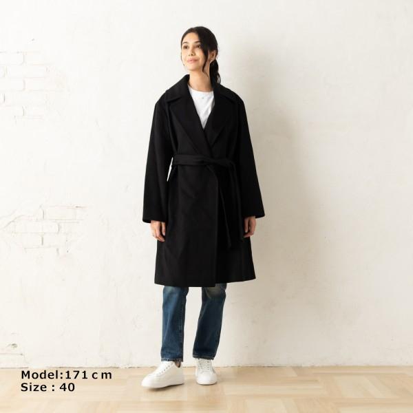 Max Mara マックスマーラ コート タイガー Studio ブラック Max Mara マックスマーラ コート タイガー Studio ブラック