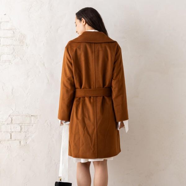 マックスマーラ コート タイガー Max Mara Studio ブラウン レディース Max Mara 2426016091600 056の画像