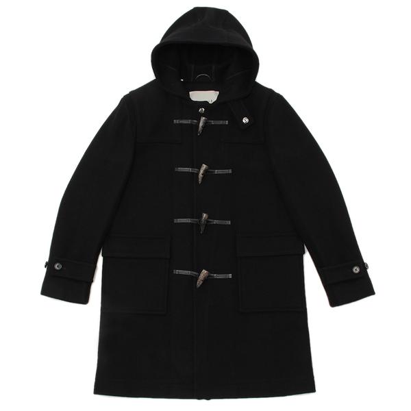 90s USA製 マッキントッシュ ダッフルコート フリーサイズ ブラック 古着 Mackintosh マッキントッシュ コート ウェイアー ショート