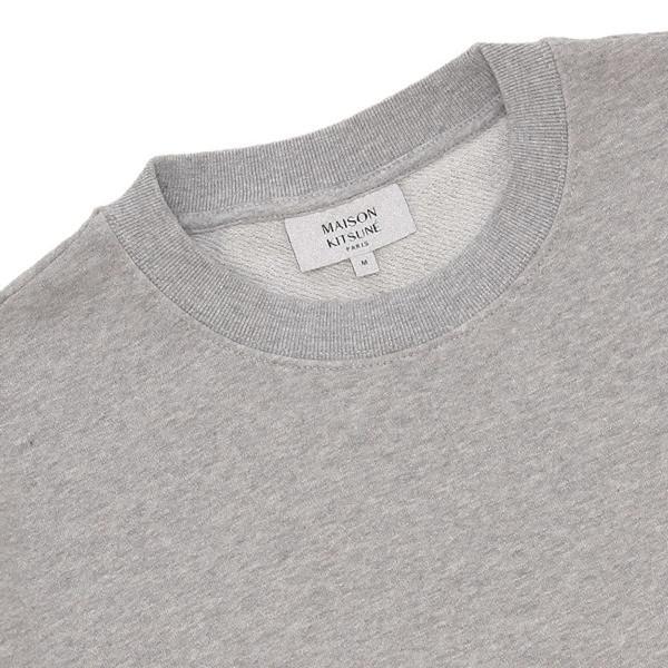 【美品】Maison Kitsuné グレー トレーナー Mサイズ 美品】Maison Kitsuné グレー トレーナー Mサイズ メゾンキツネ