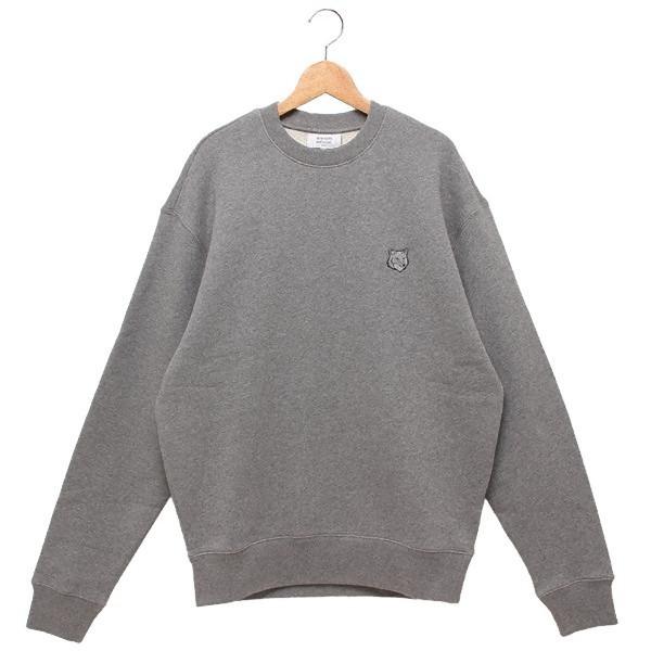 Maison Kitsuné 刺繍 スウェット グレー　男女兼用 MAISON KITSUNE メゾンキツネ スウェット グレー メンズ MM00316