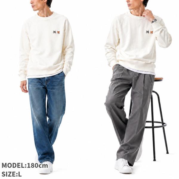 MAISON KITSUNE（メゾン キツネ） スウェット ダブルフォックスヘッド