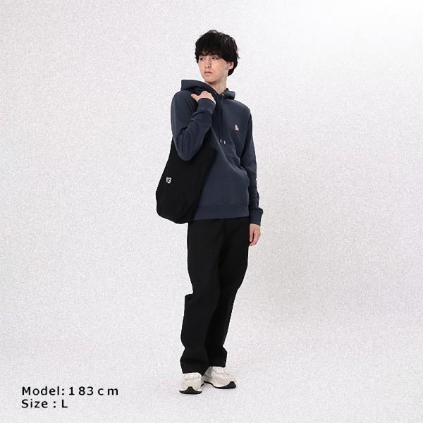 ✨ Maison kitsuneメゾンキツネ 濃紺　ナイロンパーカー MAISON KITSUNE メゾンキツネ パーカー フーディー ネイビー