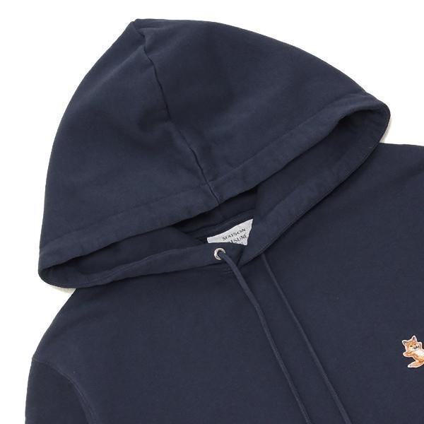 メゾンキツネ　パーカー　ネイビー　XS Amazon.co.jp: メゾンキツネ MAISON KITSUNE パーカー HOODIE TRICOLOR