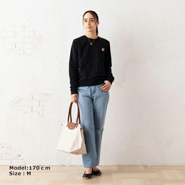 メゾンキツネ スウェット フォックスヘッド パッチ レディース MAISON KITSUNE LW00302 KM0001 FOX HEAD PATCH REGULAR SWEATSHIRT_5
