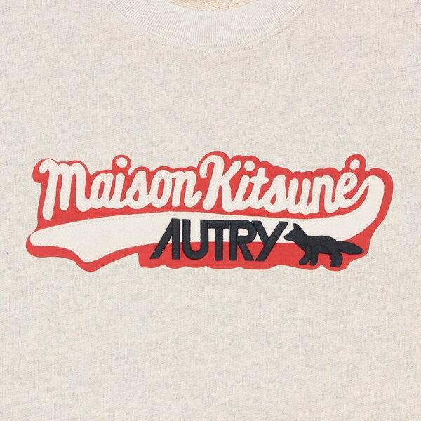 メゾンキツネ スウェット AUTRY オートリー コラボ グレー メンズ レディース ユニセックス MAISON KITSUNE SWPX MK1M_10