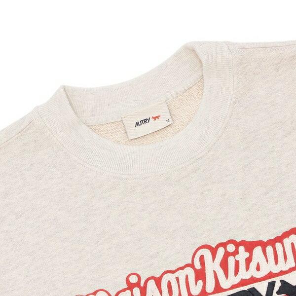 メゾンキツネ スウェット AUTRY オートリー コラボ グレー メンズ レディース ユニセックス MAISON KITSUNE SWPX MK1M_7