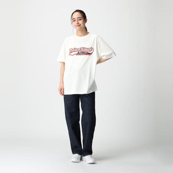 オートリー Tシャツ カットソー MAISON KITSUNEコラボ ホワイト メンズ レディース ユニセックス AUTRY TSPX MK2W MAISON KITSUNE（メゾン キツネ） Tシャツ カットソー AUTRY オート