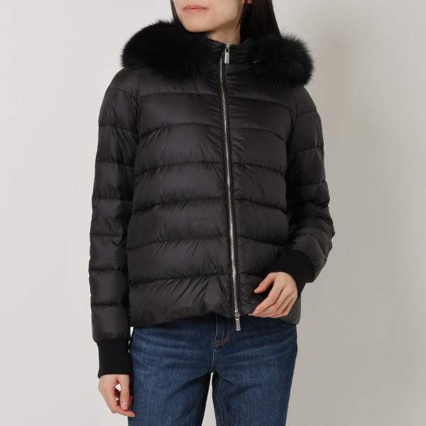 美品 MOORER PEGASO ショートダウンジャケット ペガソ38 ムーレー アウター ダウンジャケット コート ペガソ ショート丈 ケープ