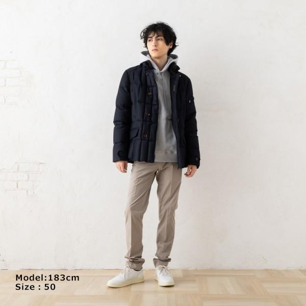 MOORER（ムーレー） ダウンジャケット コート シーロ ブルー メンズ
