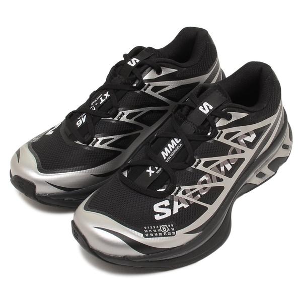 エムエムシックス メゾンマルジェラ スニーカー SALOMON XT サロモン コラボ ブラック シルバー メンズ MM6 SH1WS0020 P6303 HB049