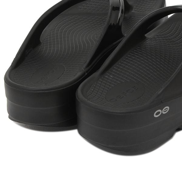 ウーフォスOOmegaウーメガ　リカバリーサンダル 厚底ブラック 24センチ新品 OOFOS OOmega ウーメガ ウーフォス サンダル 厚底 OOahh