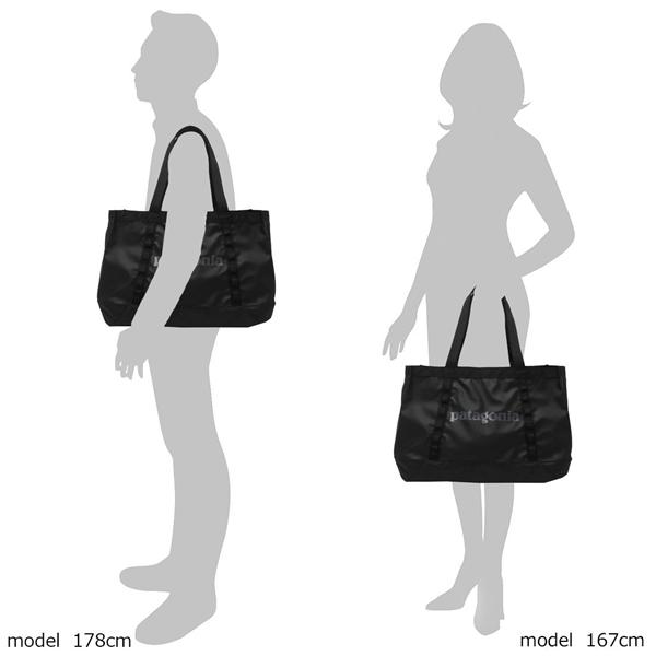 パタゴニア トートバッグ ブラックホール トート 25L ブラック メンズ レディース ユニセックス PATAGONIA 49032 BOB A4対応の画像