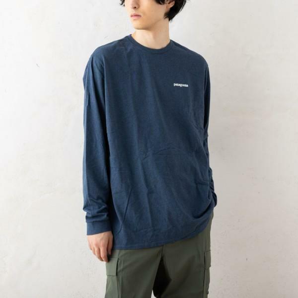 patagonia（パタゴニア） Tシャツ メンズ ロングスリーブ P-6ロゴ