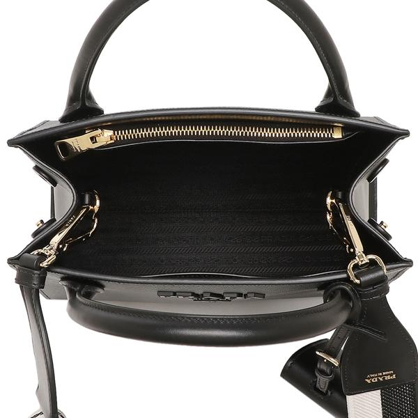 PRADA ブラック バッグ PRADA プラダ ハンドバッグ ショルダーバッグ モノクローム S