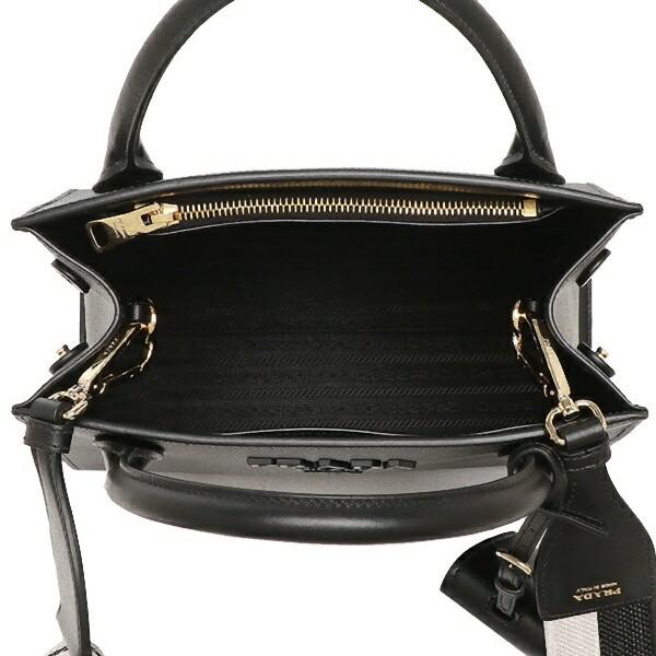 PRADA（プラダ） ハンドバッグ ショルダーバッグ モノクローム Sサイズ