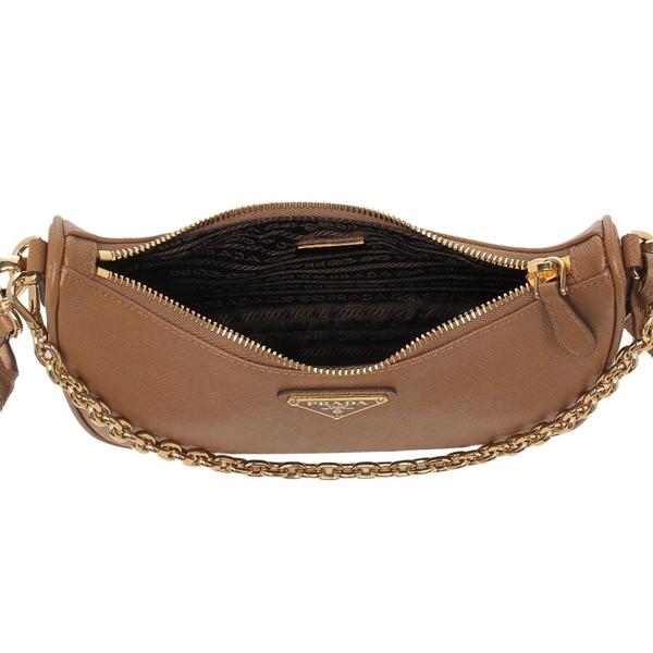 PRADA プラダ ショルダーバッグ リエディション リナイロン ブラウン
