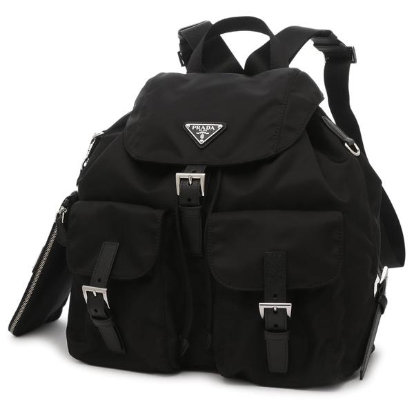 プラダ リュック バックパック リエディション ファスナーポーチ付き ブラック レディース PRADA 1BZ811 RV44 F0002_2