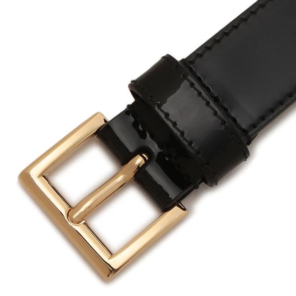 プラダ ベルト トライアングルロゴ ブラック レディース PRADA 1CC573 069 F0002の画像