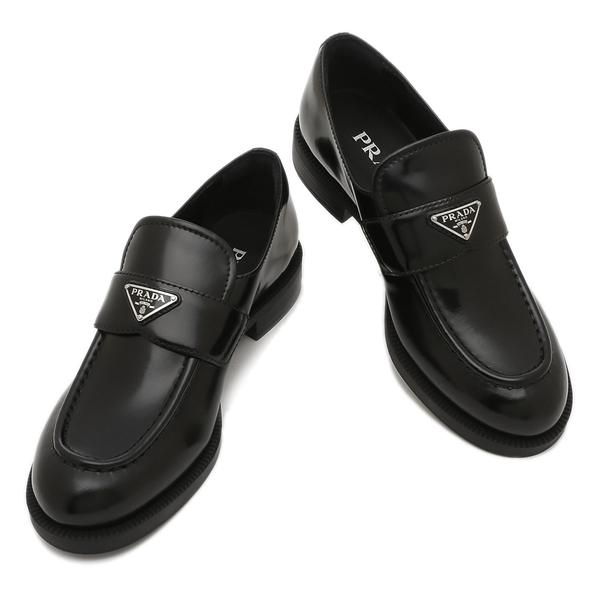 PRADA プラダ ローファー オックスフォード ブラッシュドレザー