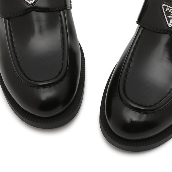 PRADA プラダ ローファー オックスフォード ブラッシュドレザー