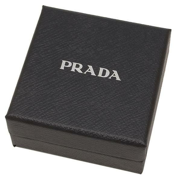 PRADA プラダ ブレスレット バングル トライアングルロゴ ブラック 