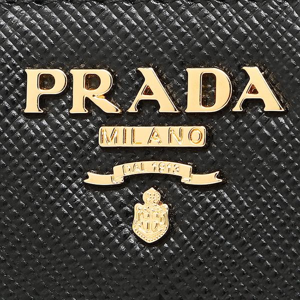 プラダ 長財布 サフィアーノ ブラック レディース PRADA 1ML506 QWA F0002の画像