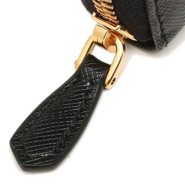 プラダ 長財布 サフィアーノ ブラック レディース PRADA 1ML506 QWA F0002の画像