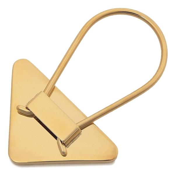 プラダ　キーホルダー　トライアングル PRADA（プラダ） キーホルダー トライアングル キーリング ブラック