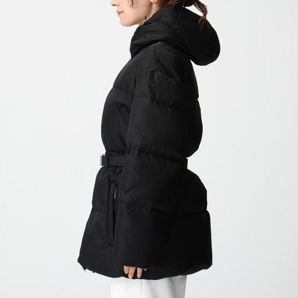 プラダ ダウンジャケット コート リナイロン トライアングルロゴ ブラック レディース PRADA 29X214 1WQ8 F0002 SOOOの画像