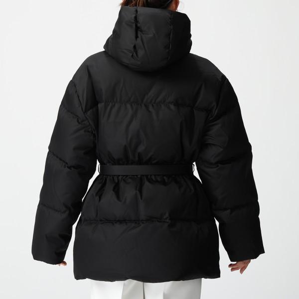 プラダ ダウンジャケット コート リナイロン トライアングルロゴ ブラック レディース PRADA 29X214 1WQ8 F0002 SOOOの画像