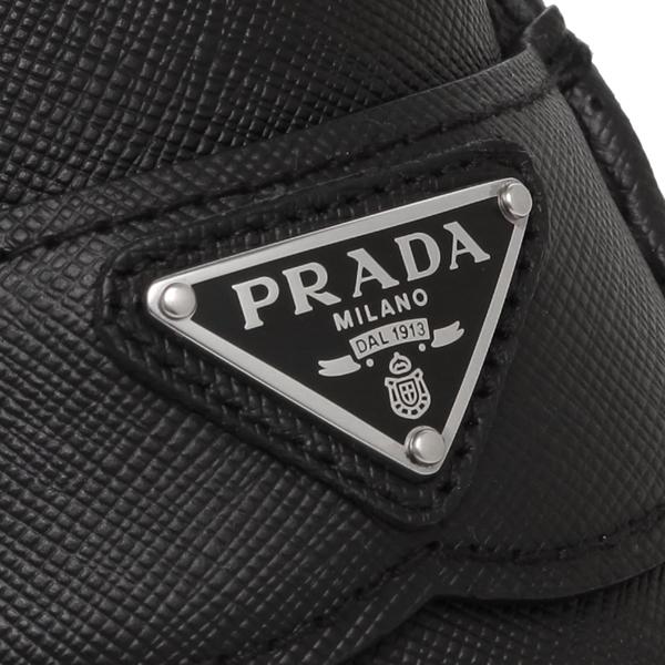 プラダ ローファー オックスフォード トライアングルロゴ ドライビングシューズ ブラック メンズ PRADA 2DD178 053 F0002の画像