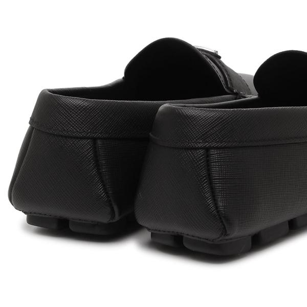 プラダ ローファー オックスフォード トライアングルロゴ ドライビングシューズ ブラック メンズ PRADA 2DD178 053 F0002の画像