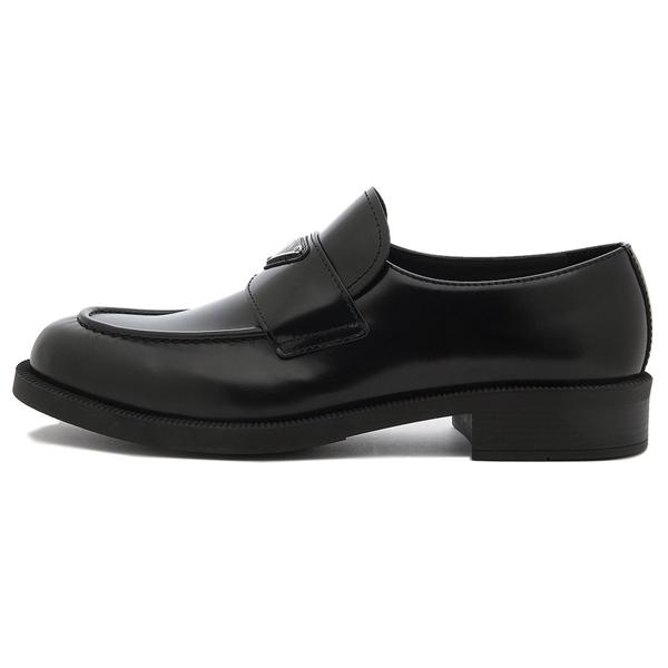 プラダ ローファー オックスフォード トライアングルロゴ ブラック メンズ PRADA 2DE145 G000 F0002 055の画像