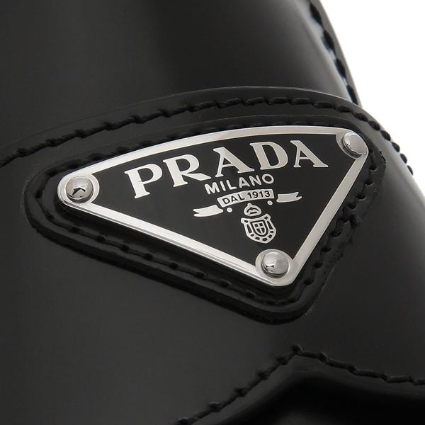 プラダ ローファー オックスフォード トライアングルロゴ ブラック メンズ PRADA 2DE145 G000 F0002 055の画像