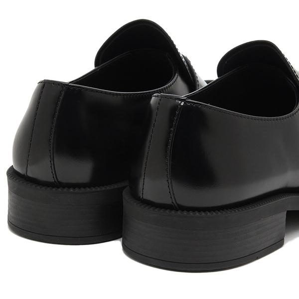 プラダ ローファー オックスフォード トライアングルロゴ ブラック メンズ PRADA 2DE145 G000 F0002 055の画像