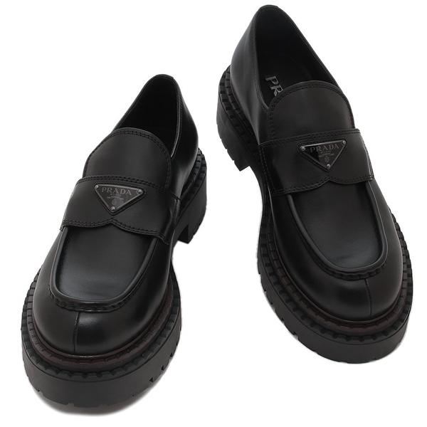 PRADA（プラダ） ローファー オックスフォード トライアングルロゴ
